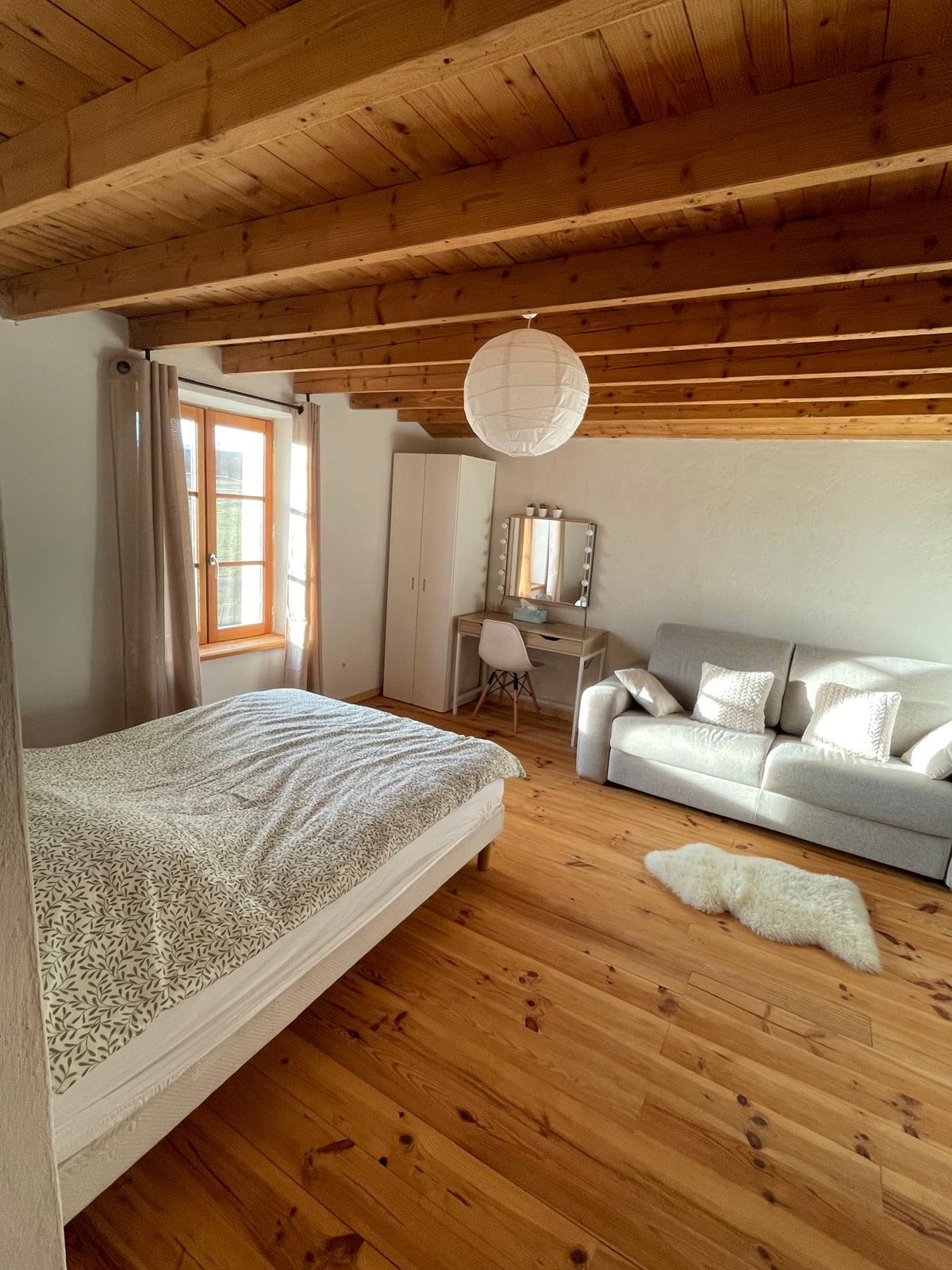 Chambre épurée et confortable